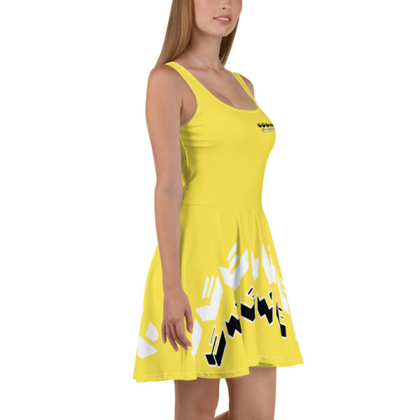 Desired State on the block - Yellow Skater Dress - Image 4