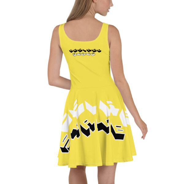 Desired State on the block - Yellow Skater Dress - Image 2