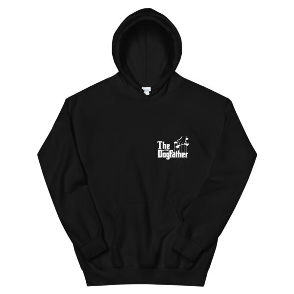 The Dogfather - Black / White logo - hooUnisex Hoodie