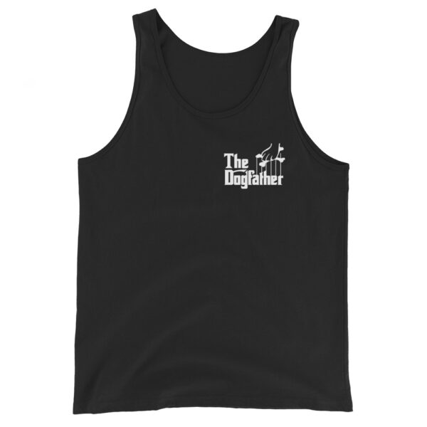 The Dogfather - Black tUnisex Tank Top