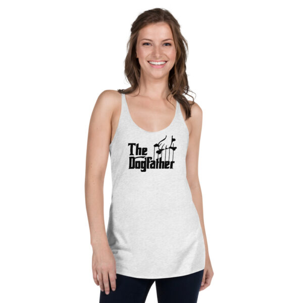 The DogFather - Women's Racerback Tank - Image 2