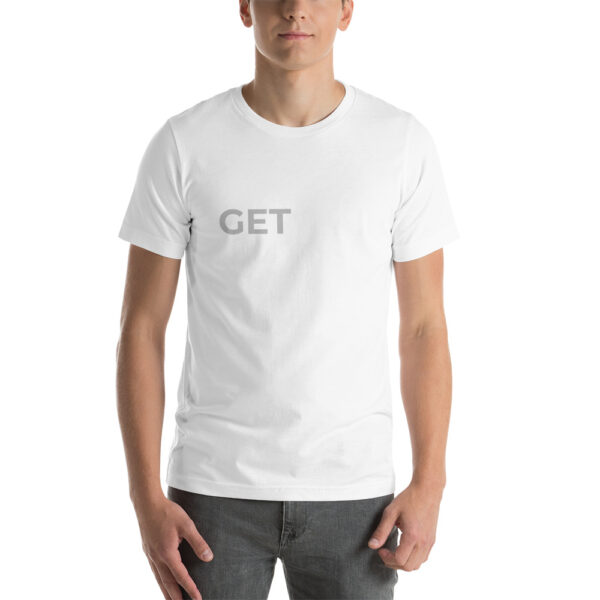 Get Wrong T-shirt - White logo - Short-Sleeve Unisex T-Shirt - Image 3