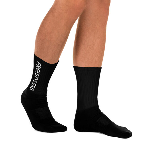 Freestylers - Black Socks - White logos - Image 2