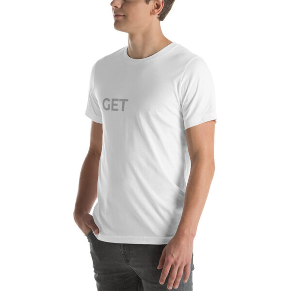 Get Wrong T-shirt - White logo - Short-Sleeve Unisex T-Shirt - Image 5