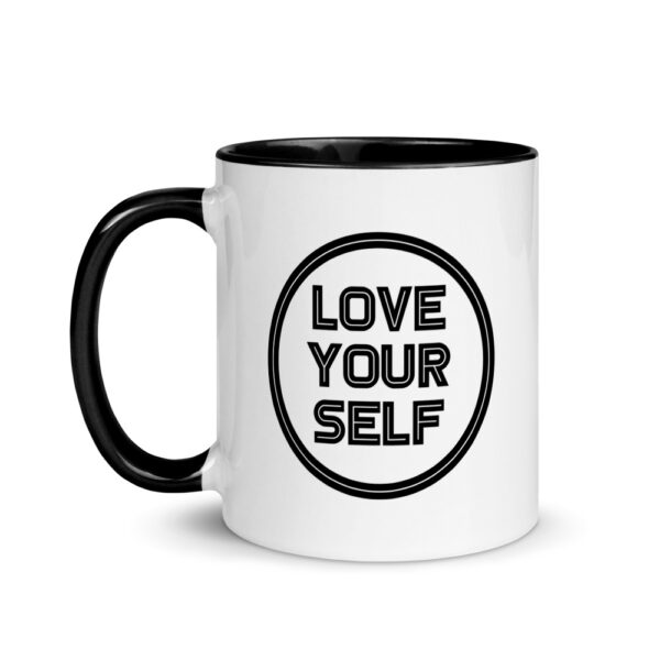 Love Your Self - Mug with Color Inside - Image 4