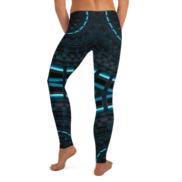 Aqua Collider - Women's Leggings - Image 4