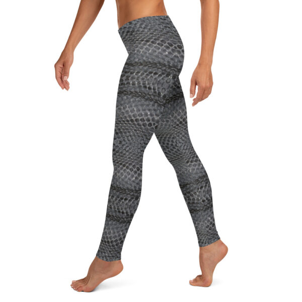 Black Netting - Women's Leggings - Image 4