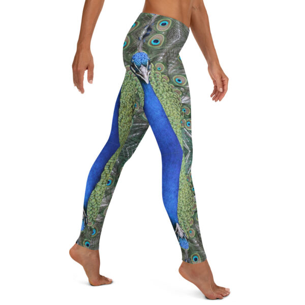 Blue Peacock - Women's Leggings - Image 5