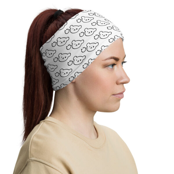 Logo Black / White Neck Warmer - Grin And Bear - Image 10