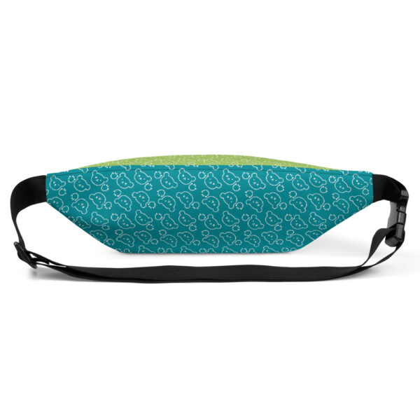 Logo White - Green / Blue Bum Bag / Fanny Pack - Grin And Bear - Image 4