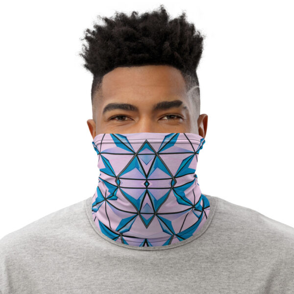 Pink Geometric - Neck Warmer - Grin And Bear - Image 5