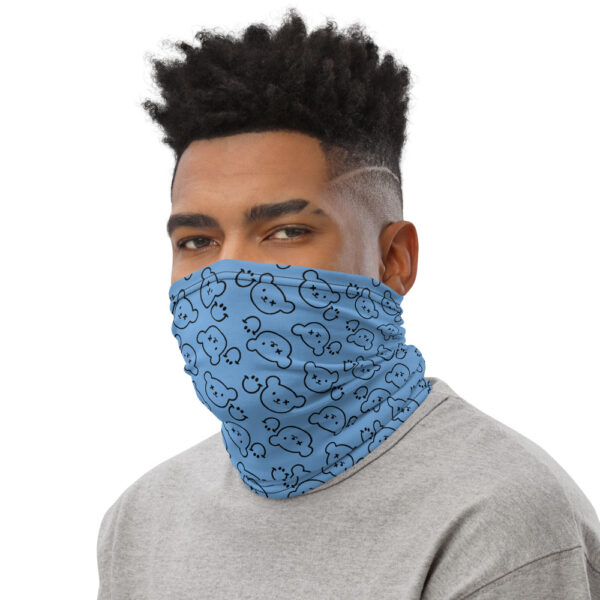 Logo Black / Blue Neck Warmer - Grin And Bear - Image 7