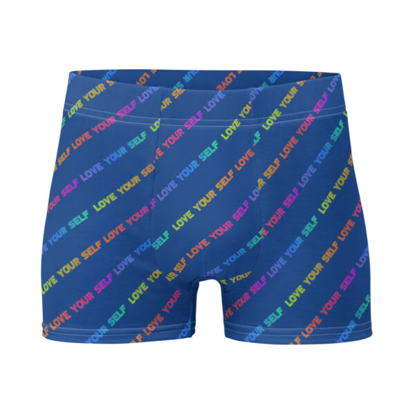 Logo Rainbow - Navy Blue - Boxer Briefs - Love Your Self