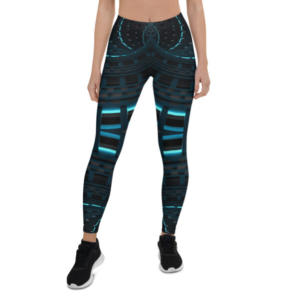 Aqua Collider - Women's Leggings - Image 2