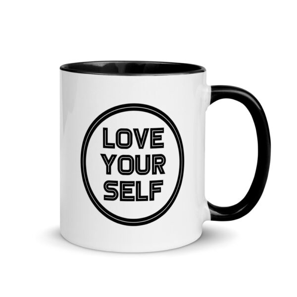 Love Your Self - Mug with Color Inside - Image 2