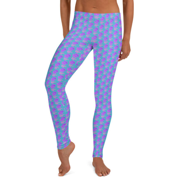 Weighty Ways - Blue / Purple logo - Women's Leggings