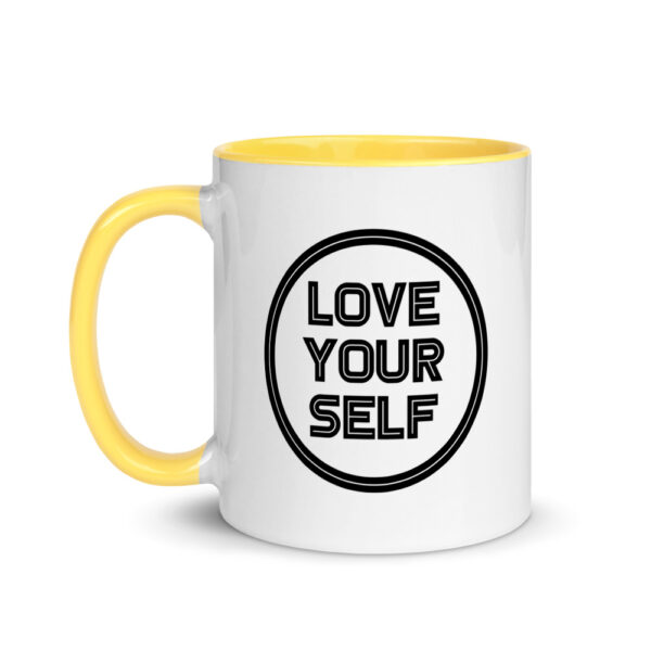 Love Your Self - Mug with Color Inside - Image 9