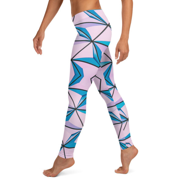 Tied Turquoise - Women's Leggings - Image 4