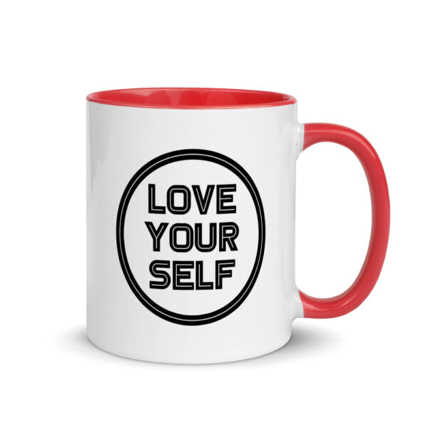 Love Your Self - Mug with Color Inside - Image 10