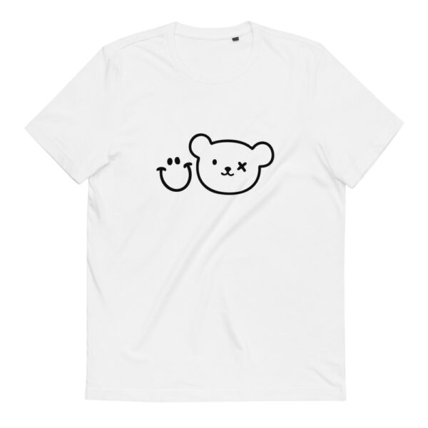 Logo Tee - White / Black logo - Women's Relaxed T-Shirt - Grin And Bear