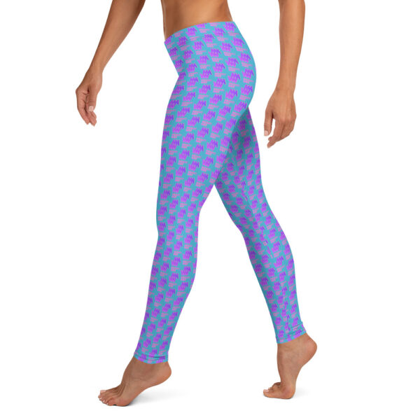 Weighty Ways - Blue / Purple logo - Women's Leggings - Image 4