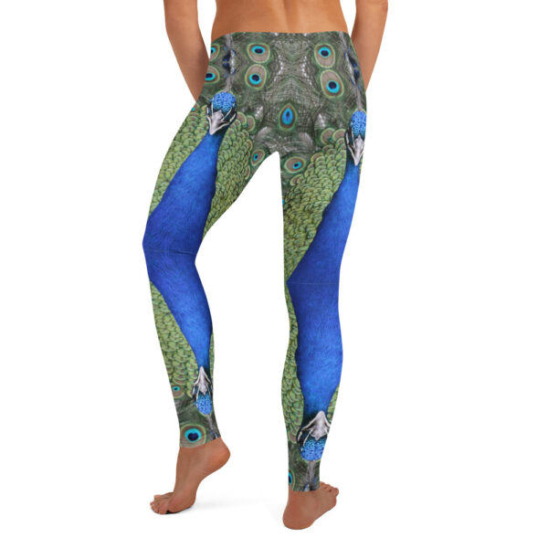 Blue Peacock - Women's Leggings - Image 3