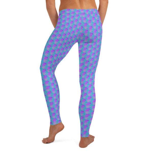 Weighty Ways - Blue / Purple logo - Women's Leggings - Image 3