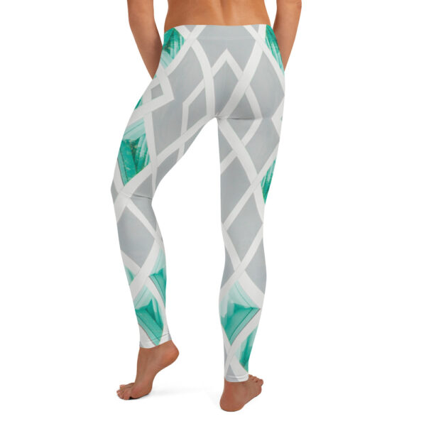 Green Diamonds - Women's Leggings - Image 3