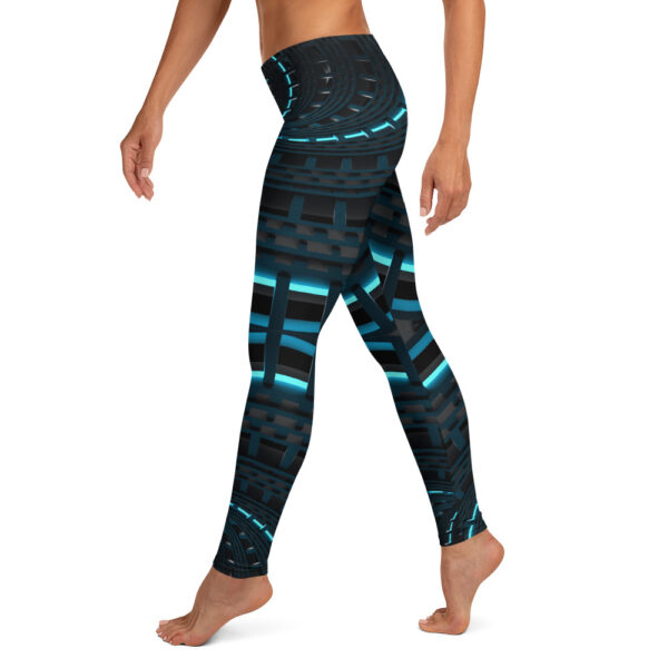 Aqua Collider - Women's Leggings - Image 5