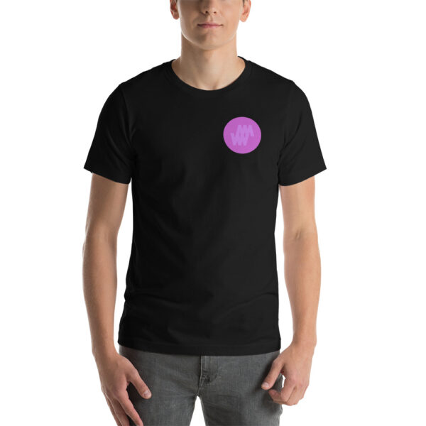 Magenta Vinyl - Short-Sleeve Unisex T-Shirt - Weighty Ways - Image 2