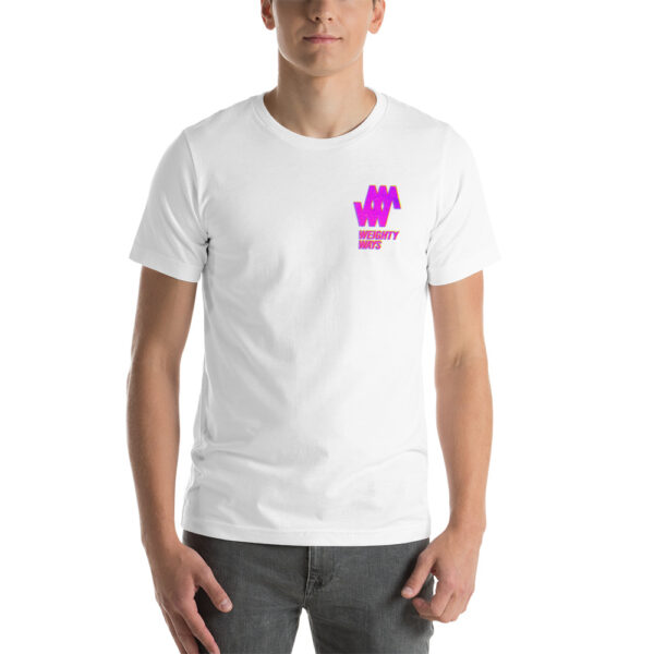 Pink Logo - Short-Sleeve Unisex T-Shirt - Weighty Ways