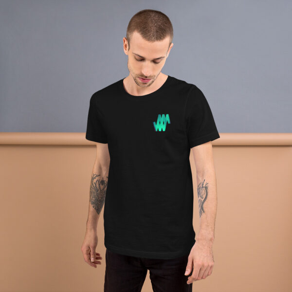 Blue / Green logo - Short-Sleeve Unisex T-Shirt - Weighty Ways - Image 2