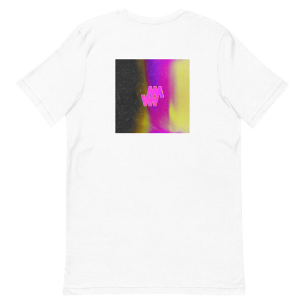 Pink / Yellow square logo - Short-Sleeve Unisex T-Shirt - Weighty Ways - Image 5