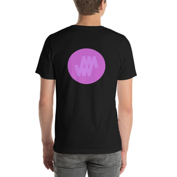 Magenta Vinyl - Short-Sleeve Unisex T-Shirt - Weighty Ways - Image 3