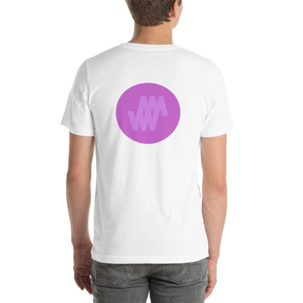 Magenta Vinyl - Short-Sleeve Unisex T-Shirt - Weighty Ways - Image 4