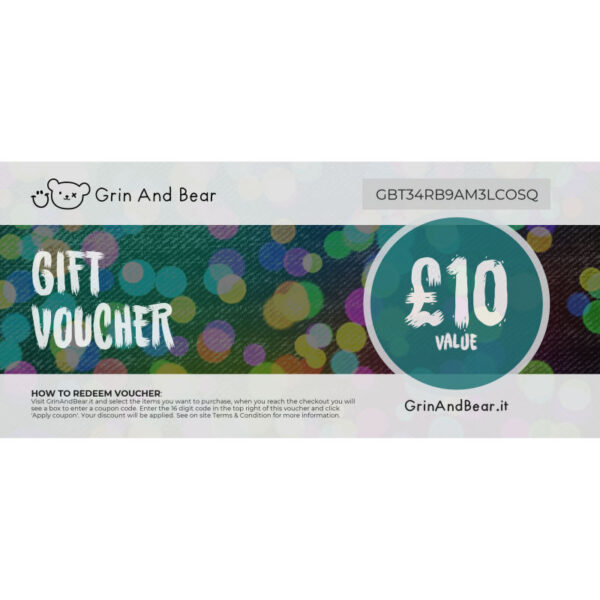 Gift Voucher £10 - Grin And Bear