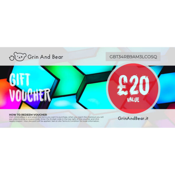 Gift Voucher £20 - Grin And Bear