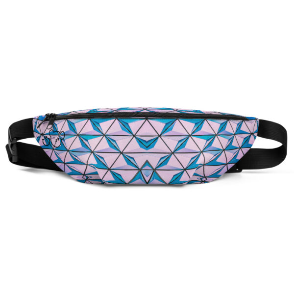 Pink Geometric - Bum Bag / Fanny Pack - Grin And Bear