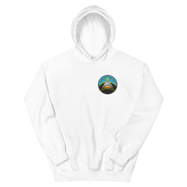 Happiness White/Grey - Unisex Hoodie - Freestylers - Image 3