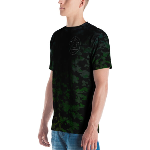 Green - Cosmic Camo - Men's T-shirt - Desired State - Image 4