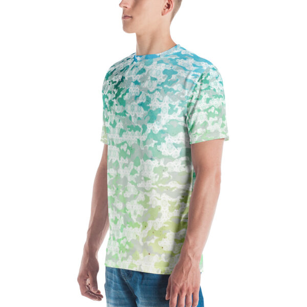 Blue / Green T-shirt - Galaxy Camo - Desired State - Image 4