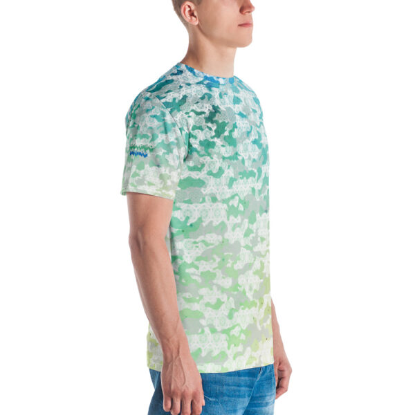 Blue / Green T-shirt - Galaxy Camo - Desired State - Image 3