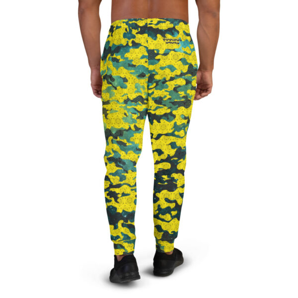 Yellow / Teal - Cosmic Camo - Men's Joggers - Desired State - Image 4