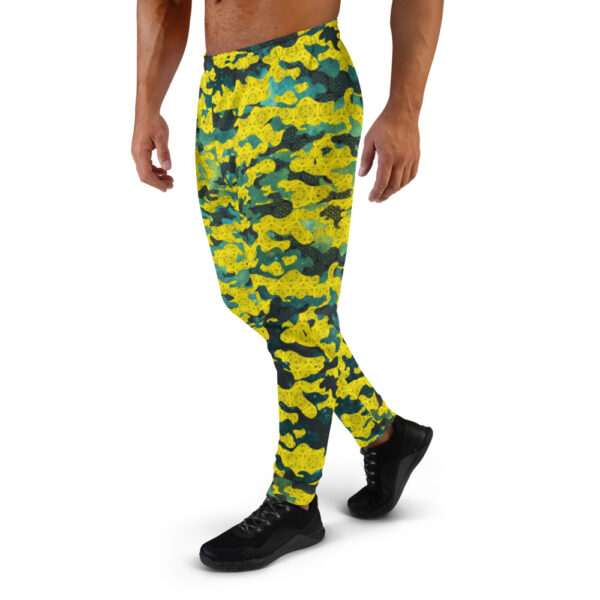 Yellow / Teal - Cosmic Camo - Men's Joggers - Desired State - Image 3