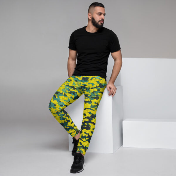 Yellow / Teal - Cosmic Camo - Men's Joggers - Desired State - Image 5