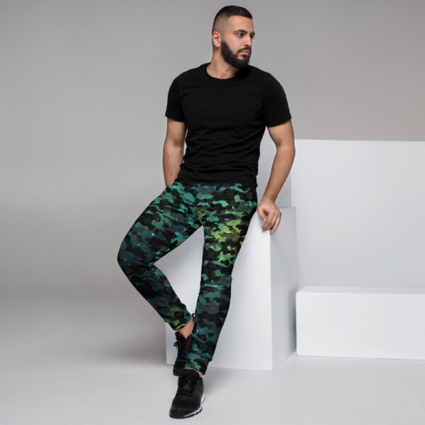 Teal - Cosmic Camo - Men's Joggers - Desired State - Image 4