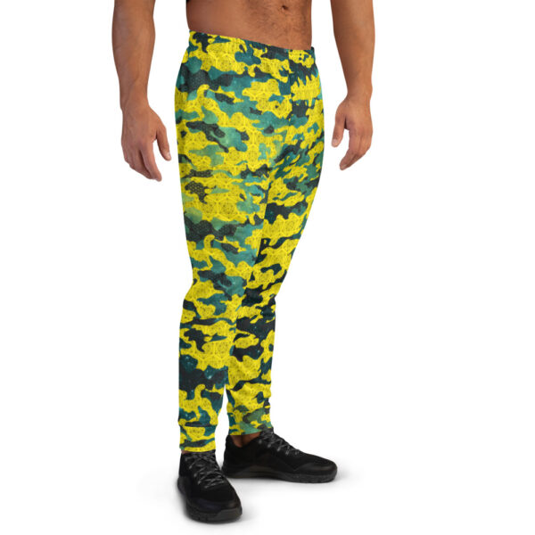 Yellow / Teal - Cosmic Camo - Men's Joggers - Desired State - Image 2