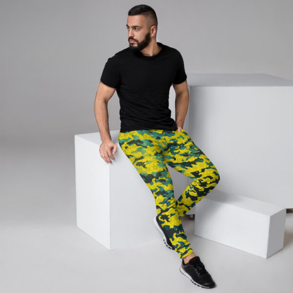 Yellow / Teal - Cosmic Camo - Men's Joggers - Desired State - Image 6