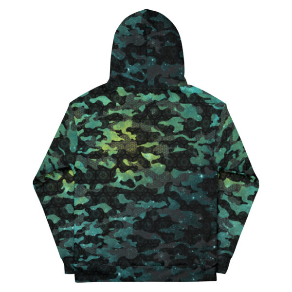 Teal - Cosmic Camo - Unisex Hoodie - Desired State - Image 10