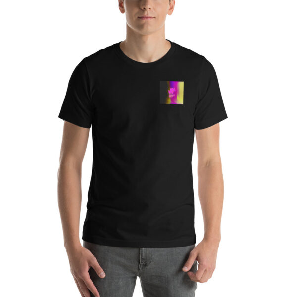 Pink / Yellow square Logo - Short-Sleeve Unisex T-Shirt - Weighty Ways